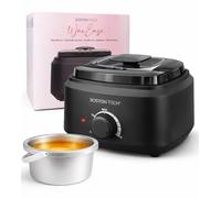 Chauffe-Cire Électrique Professionnel 500ml | Appareil de Cire Chaude Dépilatoire | Compatible avec la Cire en Perles et Roll-On | Température Réglable | Facile à Utiliser pour le Visage et le Corps