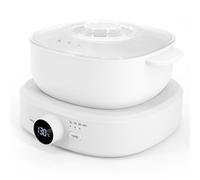 Chauffe Cire Epilation Professionnelle, Température Réglable Machine a Cire Epilation Appareil a Cire Chaude épilation Avec Temporisateur, Pour Toutes Les Perles De Cire Chaude (Blanc)