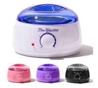 Chauffe-cire professionnel, pour épilateur épilatoire, cire de paraffine, perles de haricots, Machine chauffante, outil d'épilation Prise EU violette