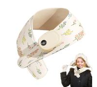 Chauffe-cou, coussin chauffant pour le cou, coussin chauffant léger pour le cou, chauffe-cou électrique avec 3 niveaux de chauffage, support thermique pour cyclisme et ski