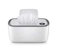 Chauffe-couche bébé - Chauffe-lingettes bébé et distributeur de lingettes humides pour bébé - Chauffe haut rapide de 10 minutes, affichage numérique pour bébé avec lingettes humides, batterie externe
