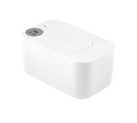Chauffe-couches doté de la technologie de chauffage silencieux rapide - Porte-lingettes humides pour éviter le séchage des couches, rose essentiel (blanc)