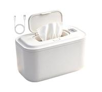 Chauffe- Diffuseur De Chaleur Enveloppante, 3 Réglages Température | Grande Capacité Chauffe-Lingettes Humides Alimenté Par USB Pour Salle De Bain Hiver Blanc