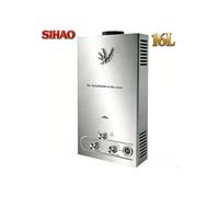 Chauffe Eau 16L avec résistance non blindé,32KW,chauffe-eau portable sans réservoir,Convient pour le camping en plein air,Gris