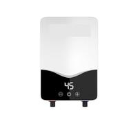 Chauffe-eau, 5500W Chauffe-eau Électrique Sans Réservoir Chauffe-eau Électrique Affichage Numérique Chauffe-eau Instantané LCD Écran Tactile,Sûr