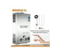 Chauffe Eau 8L avec résistance non blindé,16KW,chauffe-eau portable sans réservoir,Convient pour le camping familial en plein air,