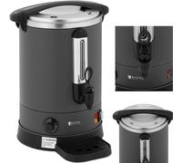 Chauffe-eau à double paroi avec égouttoir, 13,5 L, 2500 W, gris.