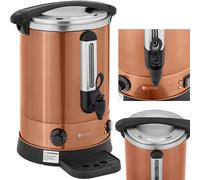 Chauffe-eau à double paroi avec égouttoir, 13,5 L, 2500 W, orange.