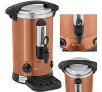 Chauffe-eau à double paroi avec égouttoir, 6,1 L, 1500 W, orange.
