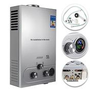 Chauffe-eau à gaz 6-18L chaudière instantanée sans réservoir Propane avec Kit de douche chauffe-eau GPL appareil ménager(12L 24KW)