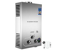 Chauffe-eau à gaz 6-18L chaudière instantanée sans réservoir Propane avec Kit de douche chauffe-eau GPL appareil ménager Bricolage pour débutants(18L 36KW)