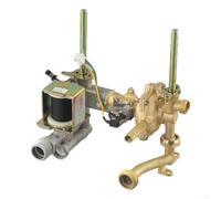 Chauffe-eau à gaz 7-10 L en cuivre pour eau et gaz 150 mm, composant de système de chauffage sûr et fiable, débit d'eau fluide et prévention des fuites, accessoire d'installation facile