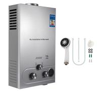 Chauffe-eau à Gaz Instantané 18L LPG Butane Propane Chauffe-eau à Gaz Maison Camping Car 36KW 18L/min Avec Mode Hiver et Mode été