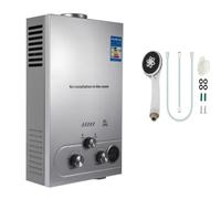 Chauffe-eau à Gaz Instantané 6L LPG Butane Propane Chauffe-eau à Gaz Instantané Maison Camping Car 12KW 6 L/min Avec Mode Hiver et Mode été