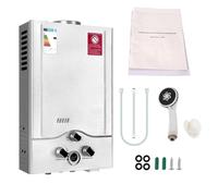 Chauffe-eau à Gaz Instantané 8L Chauffe-eau à Gaz Sans Réservoir 2.1 GPM, Puissance 16KW, Chauffe-eau Propane Butane Sans Réservoir