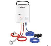 Chauffe-eau à gaz sans réservoir, 4,3 L Pompe à eau - CAMPLUX AY132P43 Chauffe-eau à gaz