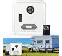 Chauffe-eau à gaz sans réservoir, 65 000 BTU, compatible haute altitude, 12 V CC, certifié CSA, chauffe-eau instantané pour camping-car, comprend une porte de 38,1 x 38,1 cm