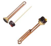 Chauffe-eau à Immersion 220V, avec contrôle de la température, filetage DN32, résistance tubulaire en cuivre, 1 pièce(Fold Back 220V 1200W)