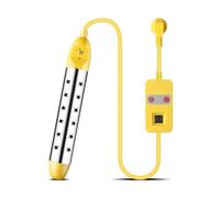 Chauffe-Eau a Immersion 2500W, Chauffe-Piscine avec Affichage de Température LED et Contrôleur de Température, Thermoplongeur Electrique Portable en Acier Inoxydable pour Piscine, Seau, Baignoire