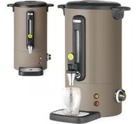 Chauffe-eau à vin chaud avec robinet et bac de récupération 9 l 950 W - taupe