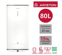 Chauffe-eau électrique VELIS PRO 80l multiposition blindé blanc - ARISTON - 3100922