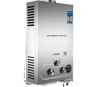 Chauffe-eau au propane chaud, alimentation efficace, design en acier inoxydable, 12L 24KW