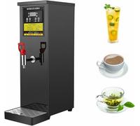 Chauffe-eau automatique commercial, distributeur d'eau chaude de table 50 l/h avec panneau de commande intelligent, robinet anti-goutte, pour cafés, bars, boulangeries, entreprises et cantines.