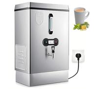 Chauffe-eau automatique en acier inoxydable, 40 L, distributeur d'eau chaude instantanée professionnel avec indicateur de niveau d'eau, affichage de la température, isolation en mousse