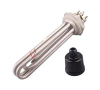 Chauffe-eau Avec Tube Sonde 220 V 380 V 3 KW DN32 42 Mm Filetage SUS304 Résistance De Chauffage Élément Chauffant À Immersion(Only Heater)