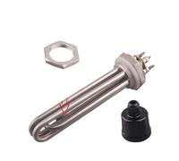 Chauffe-eau Avec Tube Sonde 220 V 380 V 3 KW DN32 42 Mm Filetage SUS304 Résistance De Chauffage Élément Chauffant À Immersion(With Locknut)