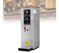 Chauffe-eau commercial, distributeur d'eau chaude commercial, température réglable, écran tactile LCD, grand débit 60 l/h, pour thé Boba, café, bureau, restaurant Silver