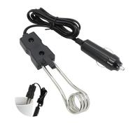 Chauffe-eau d'immersion 12V portable et robuste - Mini thermoplongeur voiture avec chauffage rapide 3 min, anti-surchauffe, économique - Pour café, thé, camping, pique-nique et tous véhicules