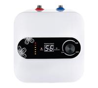 Chauffe-eau électrique 1500 W - 8 l - Type de pression - Petit brûleur d'eau chaude - Pour cuisine, buanderie, balcon, salle de bain