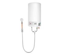 Chauffe-eau électrique 35 l avec douchette et stockage de 2000 W - Maintien automatique de la chaleur - Chauffe-eau électrique - Plage de température de chauffage 25-75 °C - Pour salle de bain