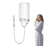 Chauffe-eau électrique 50 L 2000 W - Stockage suspendu mural avec écran LED température - Soupape de sécurité - Jusqu'à 75°C - Pour cuisine et salle de bain