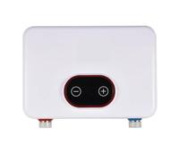 Chauffe-eau électrique 5500W Chauffe-eau Électrique Instantané LED Affichage Numérique Chauffe-eau Sans Réservoir Protection Contre La Surchauffe Salle De Bain Bain Douche Kit