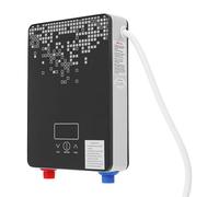 Chauffe-eau électrique 6500 W 220 V - Chauffe-eau électronique instantané - Température réglable 30 à 55 °C - Chauffe-eau sans réservoir avec affichage LED - Douchette pour cuisine, salle de bain