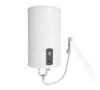 Chauffe-Eau Électrique 70L 2000W Chauffe Eau Instantané Température Réglable 25-75°C IPX4 Étanche Écran Numérique Ø41x75cm Vertical Mural Idéal Salle De Bain Cuisine Salon Coiffure