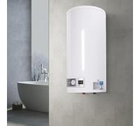 Chauffe-eau électrique 80 l 2000 W - Blanc - 25-75 °C - Avec kit de douche - Pour cuisines, toilettes, appartements