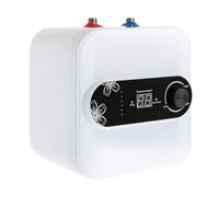 Chauffe-Eau Électrique 8L Led Petit Chauffe-Eau 1500W Avec Affichage Température Et Soupape De Sûreté, Ballon D'Eau Chaude Electrique Ipx4 Monté Sur Le Mur Ou Sous L'évier De Votre Cuisine