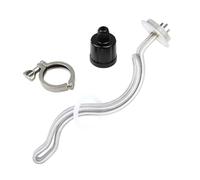 Chauffe-eau Électrique À Immersion Tri Clamp 2" OD64 220 V, Élément Chauffant Ondulé Sans Soudure(Heater Clamp,5500w)