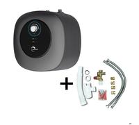 Chauffe Eau Electrique ADROS 10L Sous Evier Sannover + Kit d'Installation Complet NF