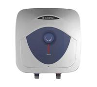 Ariston Blu Evo RS Chauffe-eau électrique Sur-Evier 30 litres, Profil de Charge S, Puissance 2000 W. Compact, facile à utiliser. Conçu et fabriqué pour être installé en France.