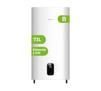 Chauffe-Eau Électrique Aspes AT8000DDW 80 Litres Double Cuve Installation Réversible Affichage LED Blanc