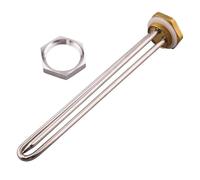 Chauffe-eau électrique avec sonde, élément chauffant à immersion, tube de type U, 220 V, 1000 W, 1500 W, 2000 W(With locknut,220V_1KW)
