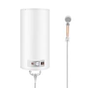 Chauffe Eau Electrique, Ballon Eau Chaude, Cumulus Electrique, mural 80L inox 2000W temp 77-167F email PU isolation IPX4 70x34cm stockage eau chaude chauffage rapide Salle de Bain, Cuisine, Hotel