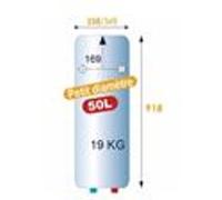 Thermor Chauffe-eau électrique RISTRETTO 50 L sur évier monophasé 2000 W Ø338 mm