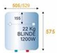 Chauffe-eau électrique blindé vertical mural 50L - THERMOR - 241040 blanc G