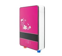Chauffe-eau électrique Chauffe-eau Électrique 6500W, Chaudière Instantanée Sans Réservoir, Ensemble De Douche Sans Réservoir, Thermostat Sûr Et Intelligent, Automatique(Golden)