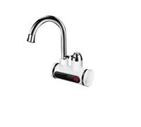 Chauffe-eau électrique, Chauffe-eau Électrique, Robinet De Cuisine, Chauffage Instantané Sans Réservoir, Mélangeur Chauffant À Affichage Numérique, pour la cuisine, la salle de bain(Slt101-long)